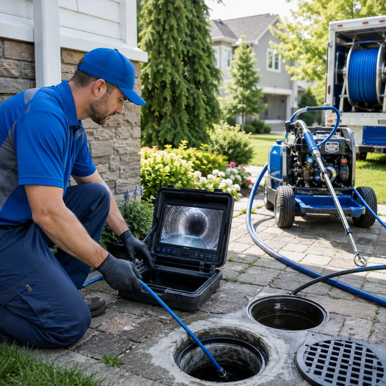Outdoor drain cleaning professionals serving Monument Beach, MA